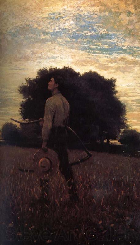 Winslow Homer Song of the hemp field Spain oil painting art